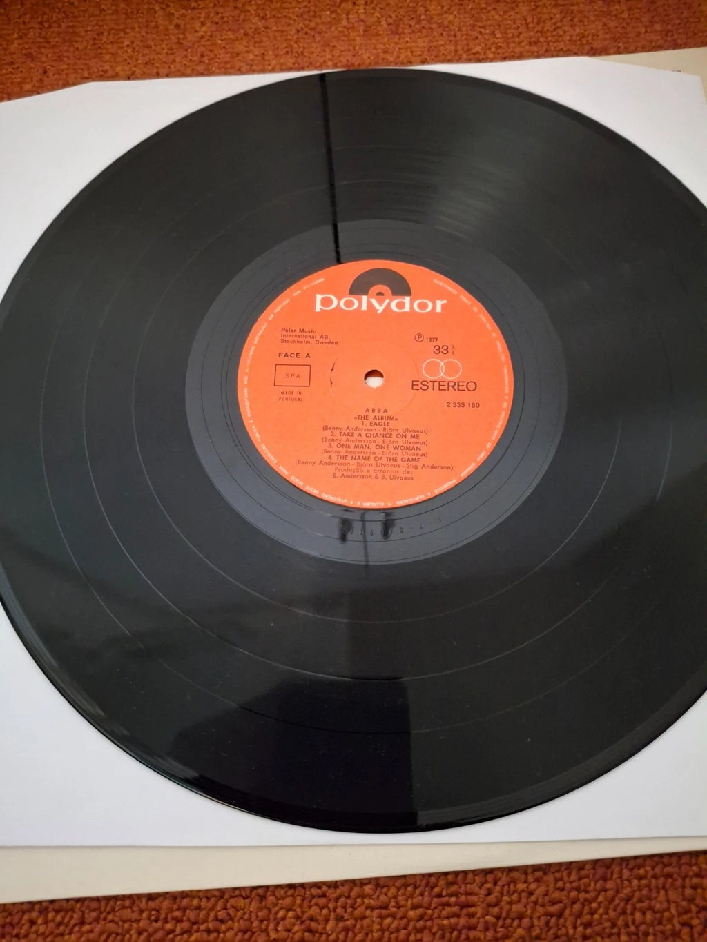 ABBA - The Album (1977) Vinyl LP - Rare Original Portuguese Pressing (Polydor 2335 180)