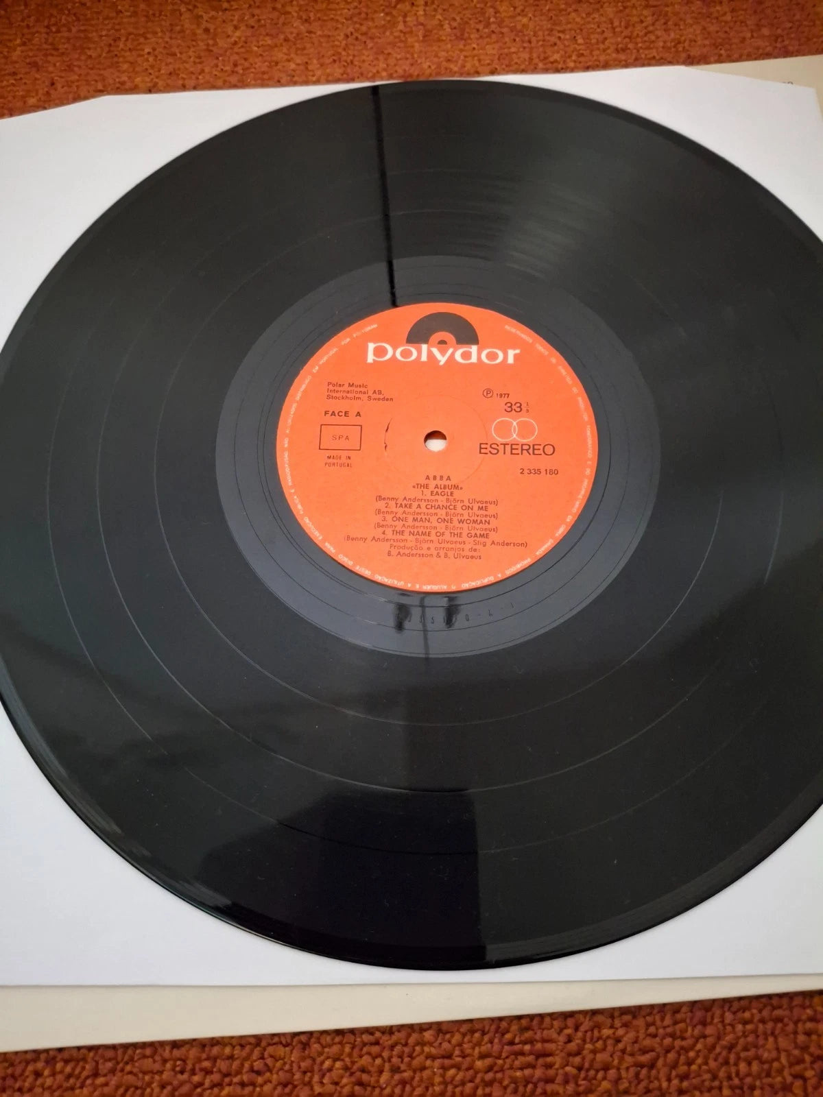 ABBA - The Album (1977) Vinyl LP - Rare Original Portuguese Pressing (Polydor 2335 180)