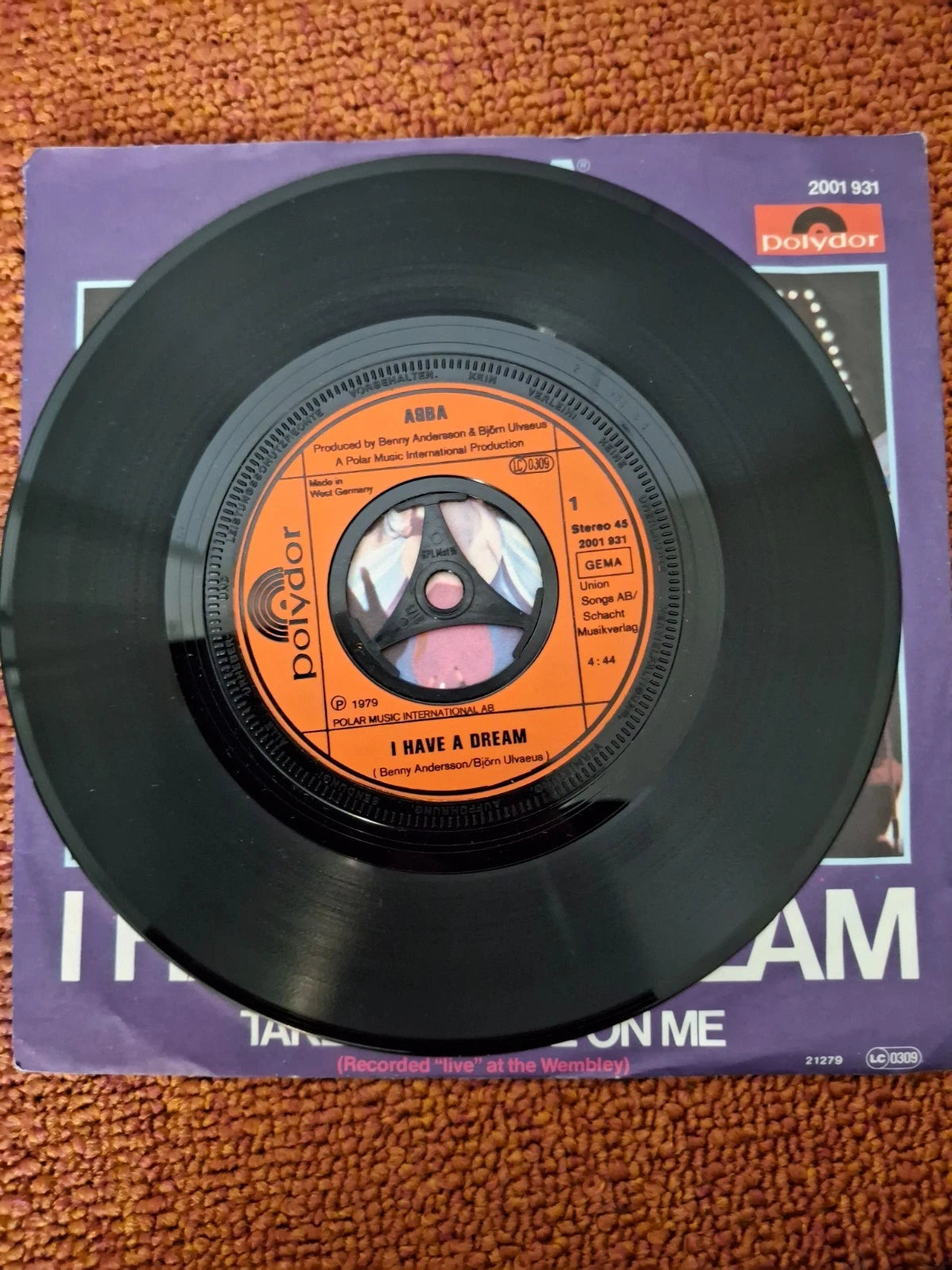 ABBA – I Have A Dream (1979) | Rare German Christmas Souvenir Edition Polydor 7" Vinyl Single