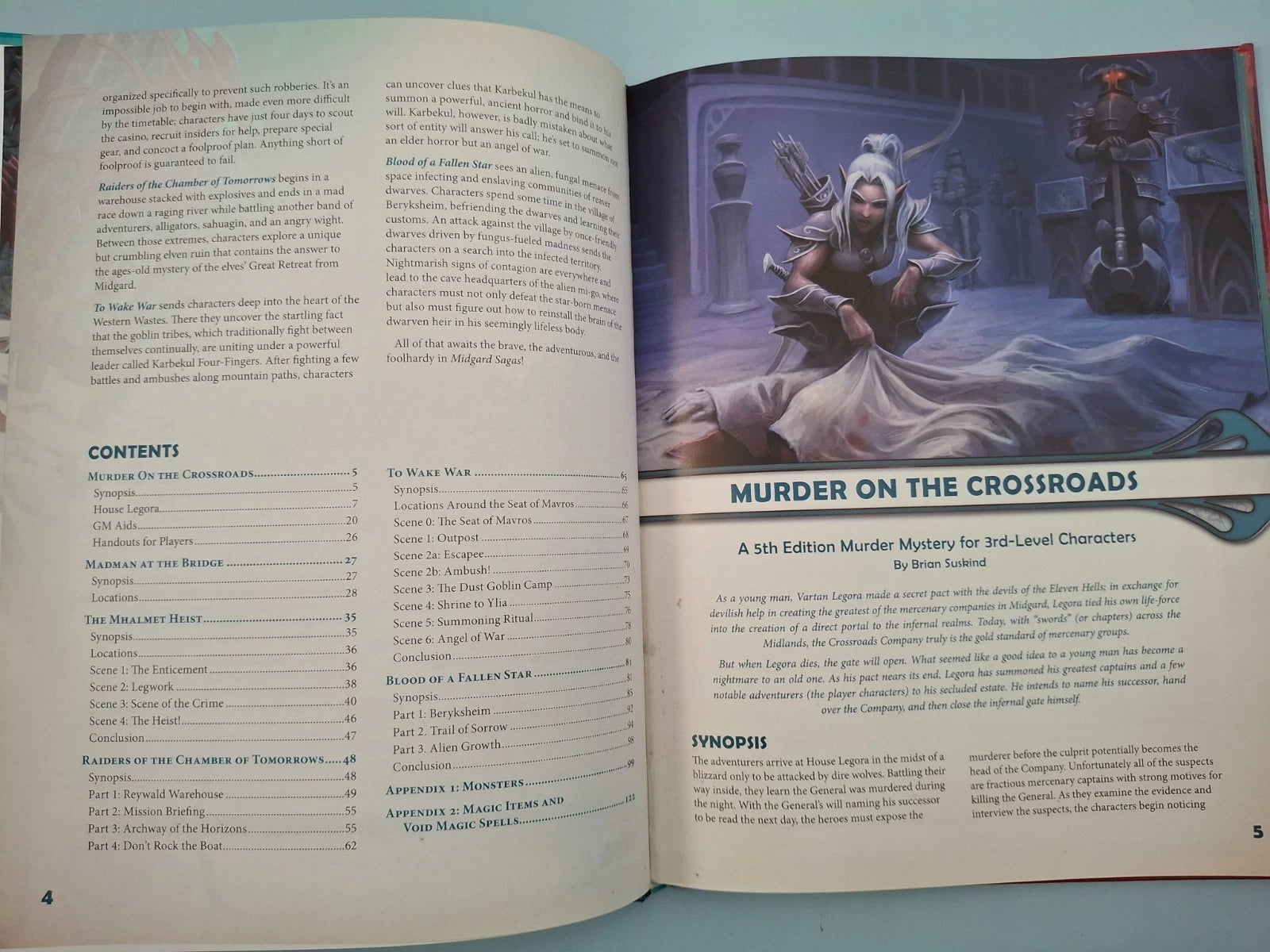 Midgard Sagas Hardcover Book (D&D 5e) | Out of Print Kobold Press Adventures