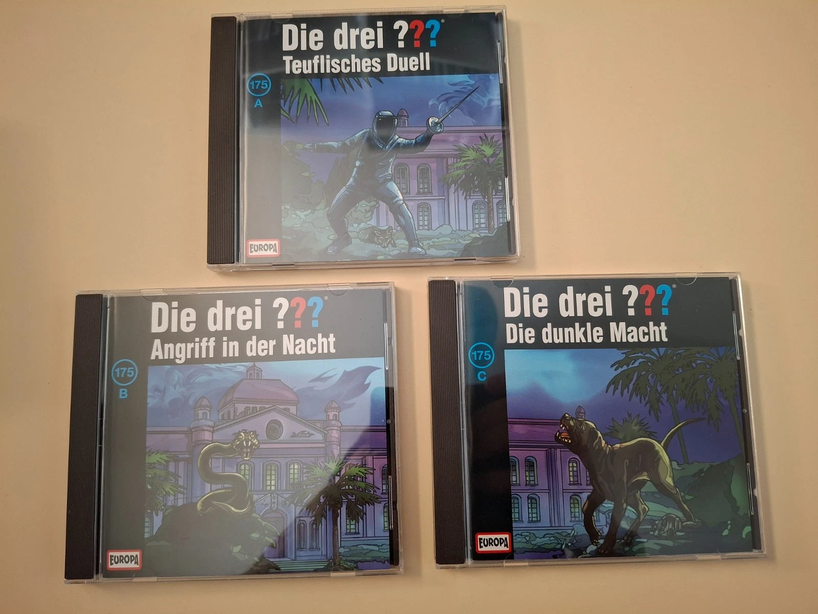 Die drei ??? - Folge 175 Schattenwelt Original 2015 German 3-CD Box Set (Europa 88843 00933 2)