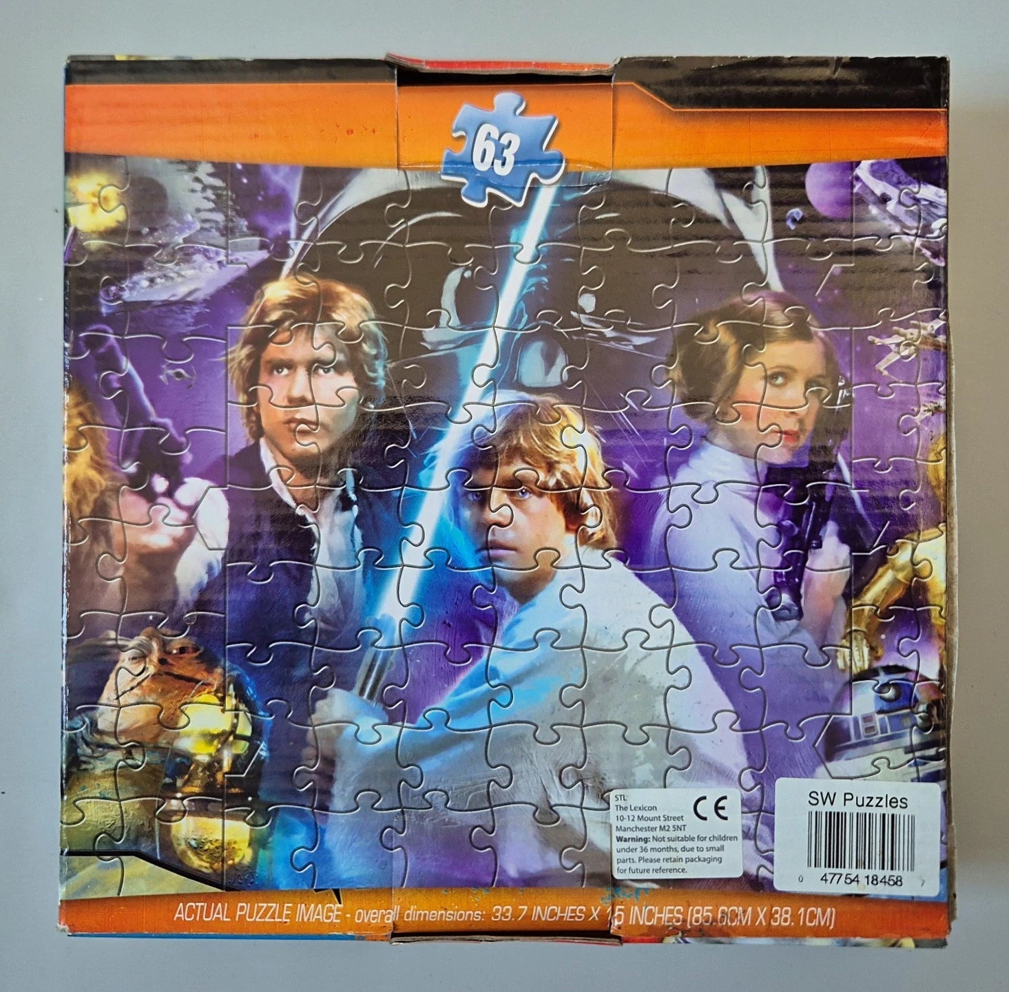Vintage Star Wars Bundle - Unopened 2014 Panorama Jigsaw & Mixed Era Action Figures Set