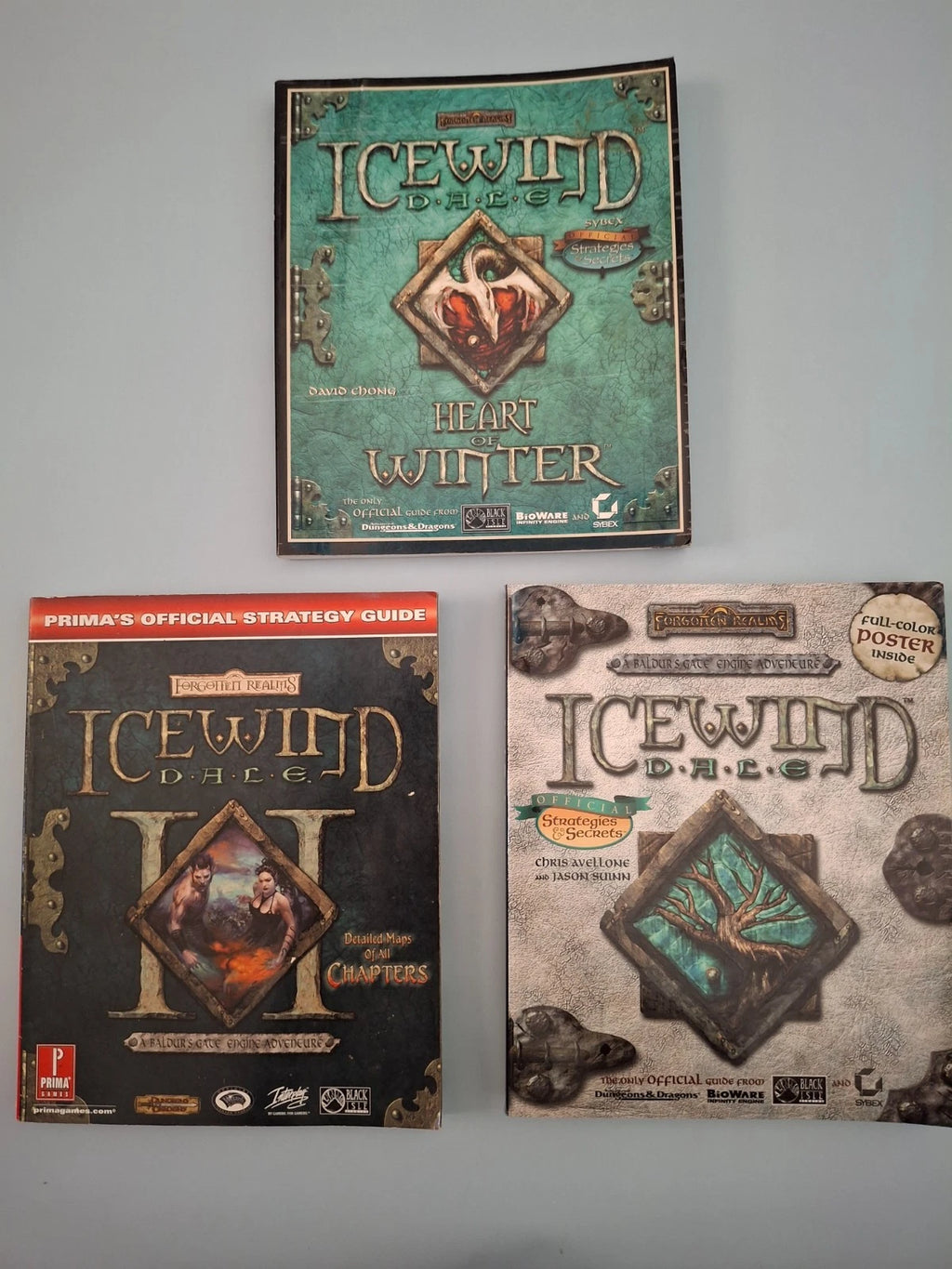 Icewind Dale Complete 3-Book Paperback Bundle – Vintage PC Game Strategy Guides