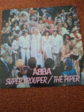 ABBA Super Trouper / The Piper Original 1980 UK Pressing Epic 7" Vinyl Single Picture Sleeve