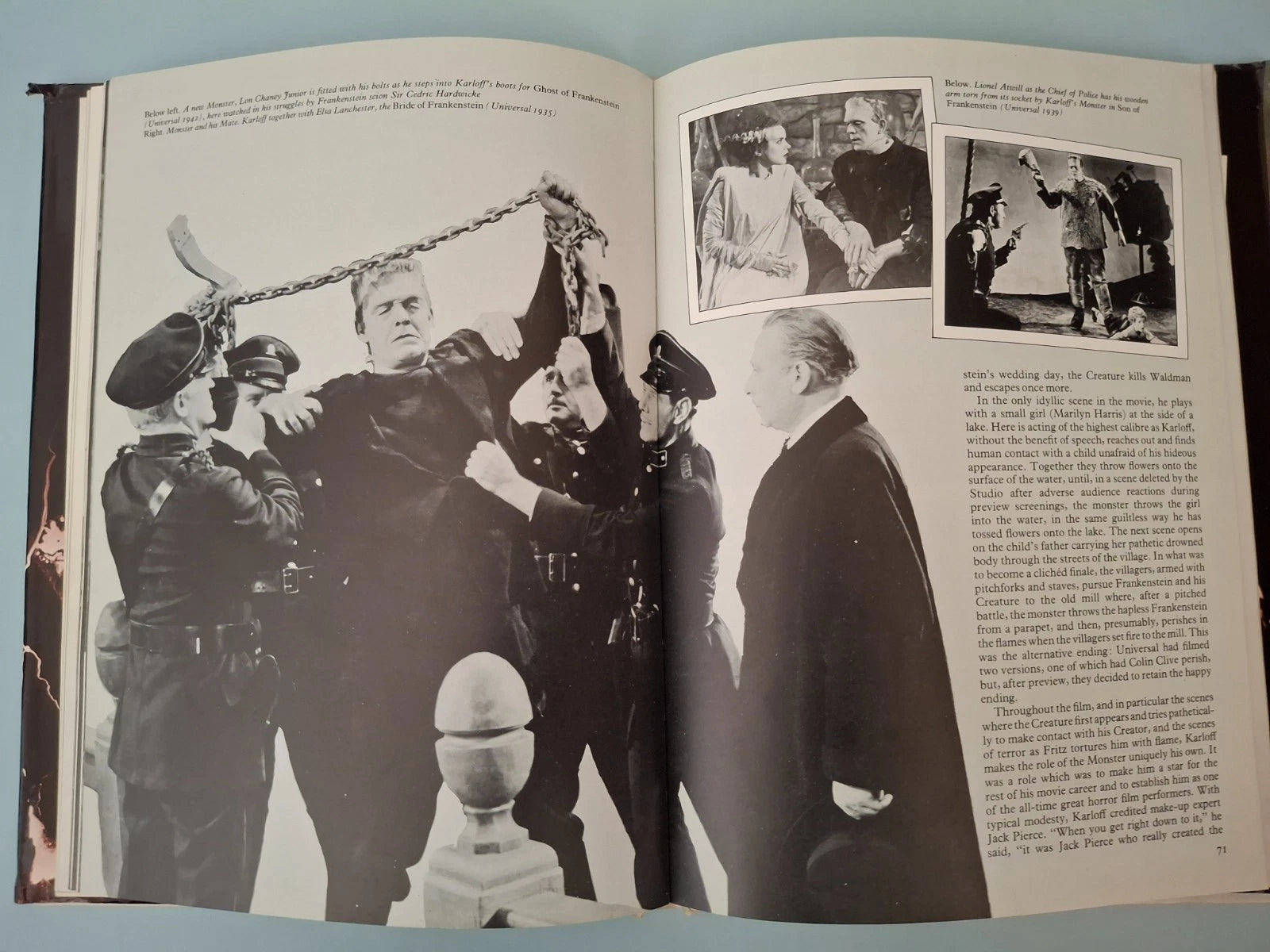 Monsters & Vampires Alan Frank 1976 Hardback Book Movie Treasury Vintage Horror