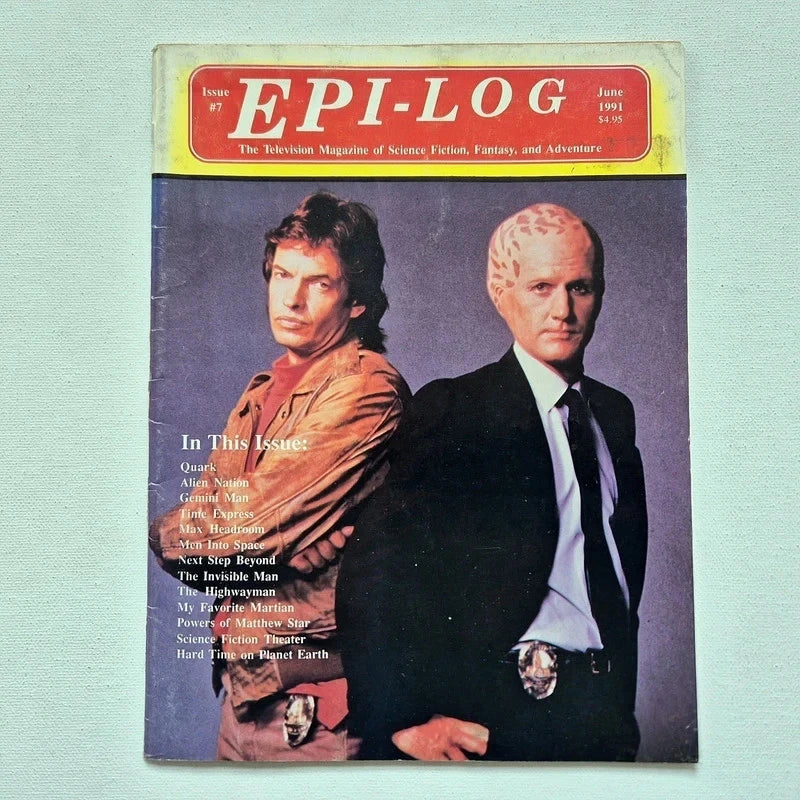 Vintage Epi-Log Magazine Lot (7 Issues, 1991–1993) – Rare Cult TV & Sci-Fi Episode Guides