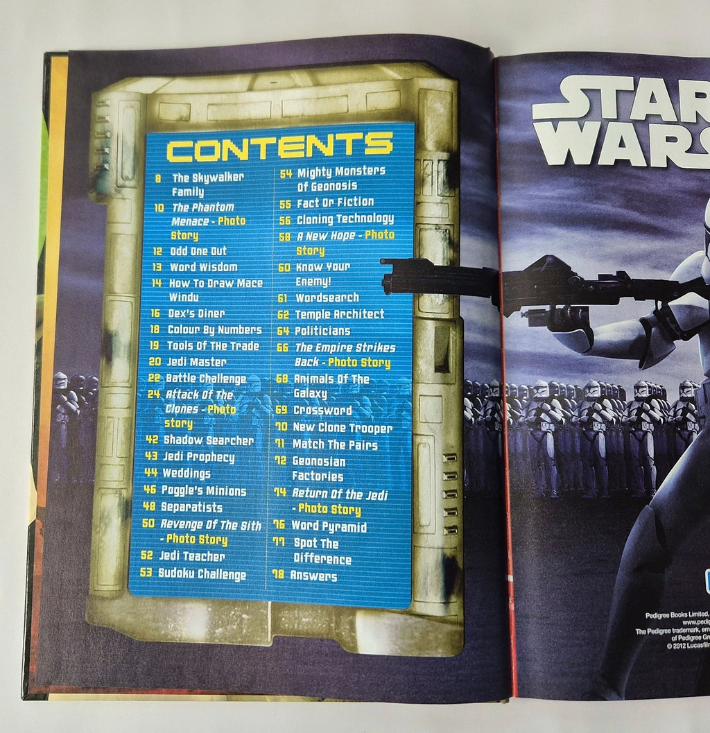 Star Wars Pedigree Annual 2013 Hardback and Official Magazine No 40 Yoda Set
