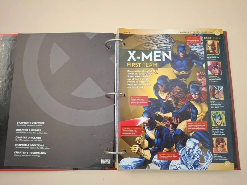 Eaglemoss Marvel Fact Files Complete X-Men Special Binder 2013 Out Of Print