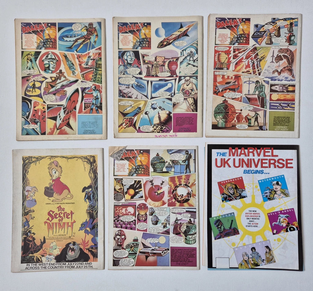 30 x Vintage Doctor Who Magazine Job Lot (1980-1995) - Classic Era Archive Collection