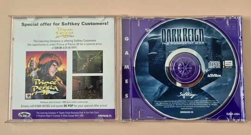 Vintage Retro PC CD-ROM Jewel Case Game Bundle – 6-Piece Collector’s Variety Pack (Pre-Owned)