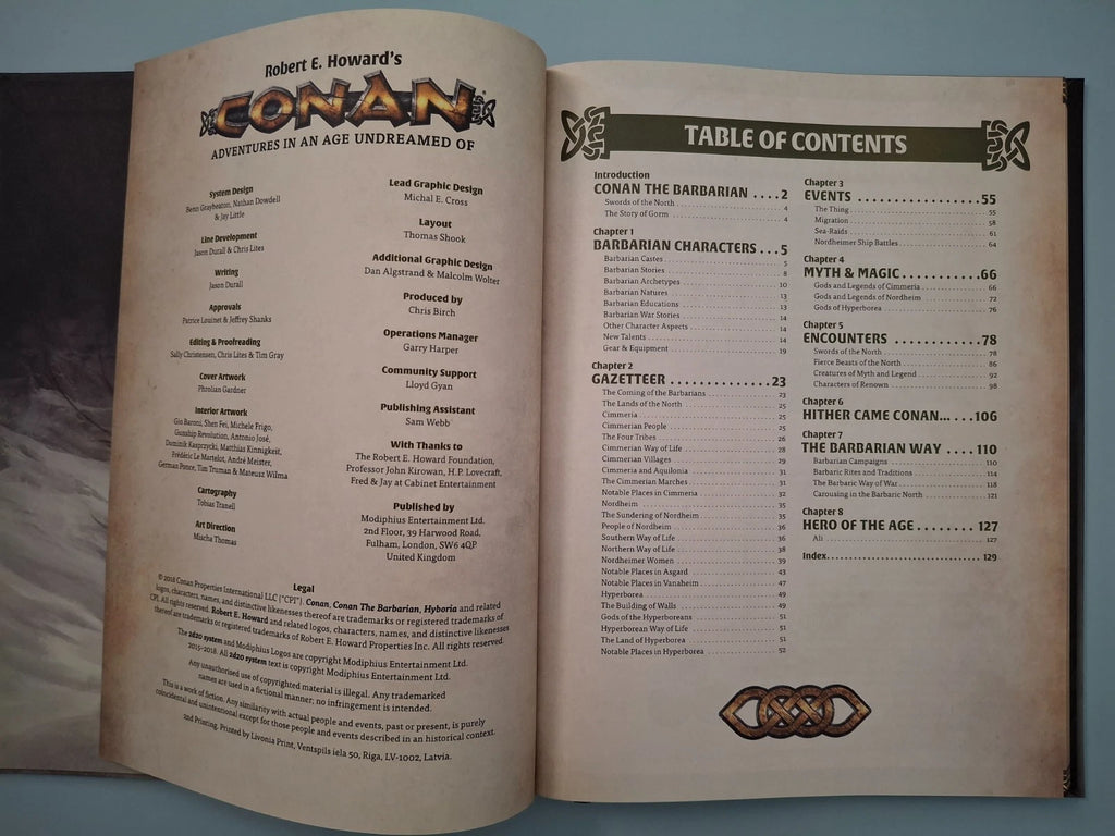 Conan RPG 4-Book Expansion Lot (Modiphius 2d20) Out of Print Collection