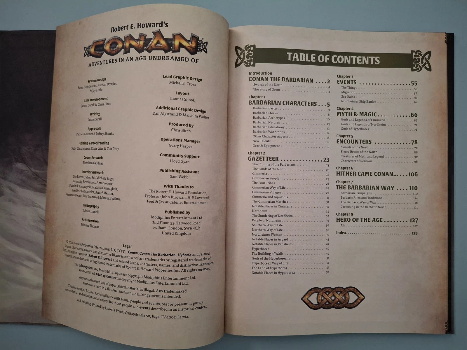 Conan RPG 4-Book Expansion Lot (Modiphius 2d20) Out of Print Collection