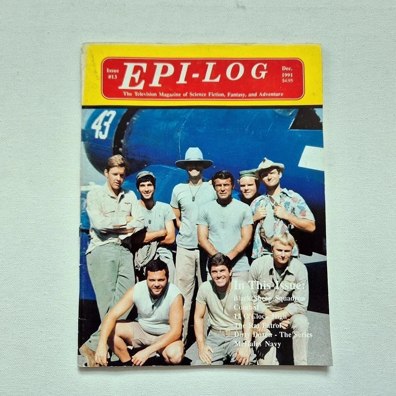 Vintage Epi-Log Magazine Lot (7 Issues, 1991–1993) – Rare Cult TV & Sci-Fi Episode Guides