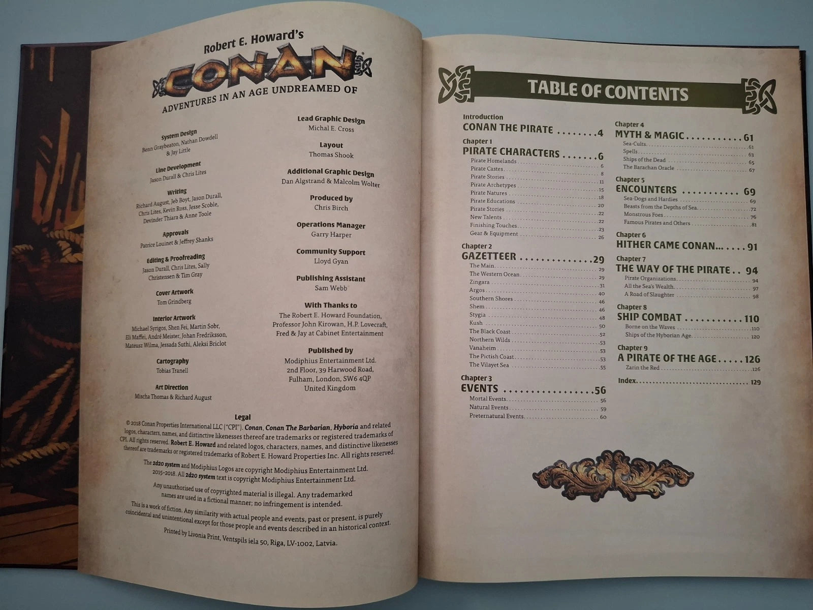 Conan RPG 4-Book Expansion Lot (Modiphius 2d20) Out of Print Collection