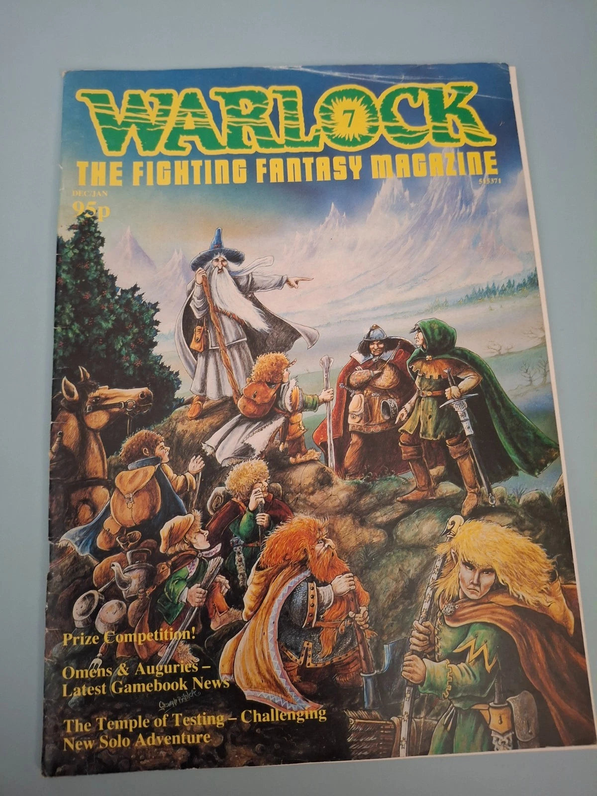 Warlock Fighting Fantasy Magazine Issue 7 Vintage 1985 - Rare