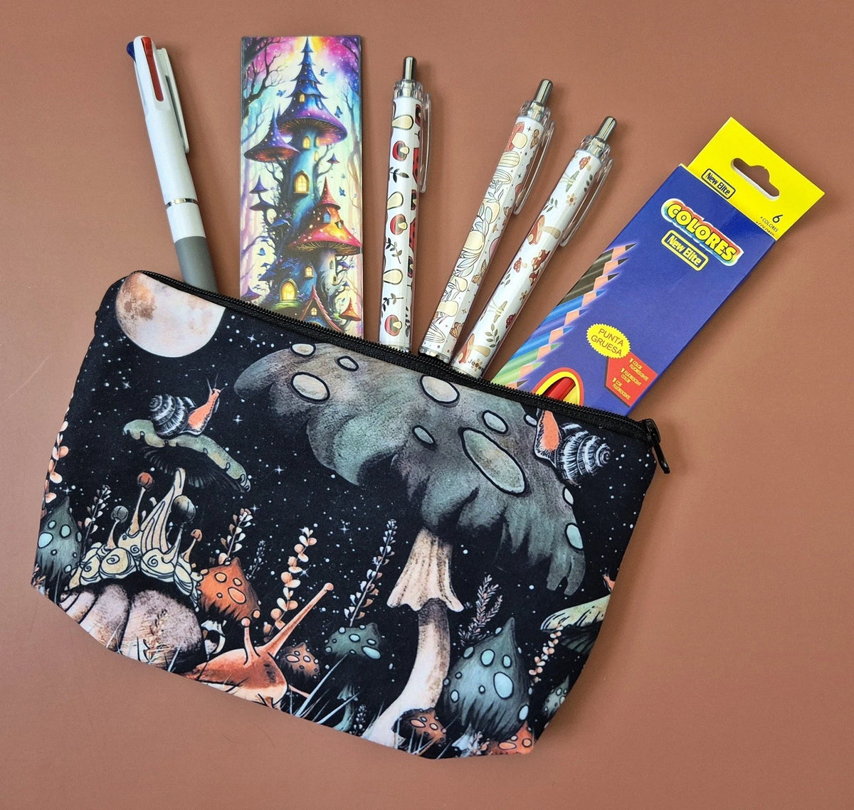 Ultimate Woodland Mushroom Coloring & Art Bundle – 9-Piece Mega Set (New & Unused)