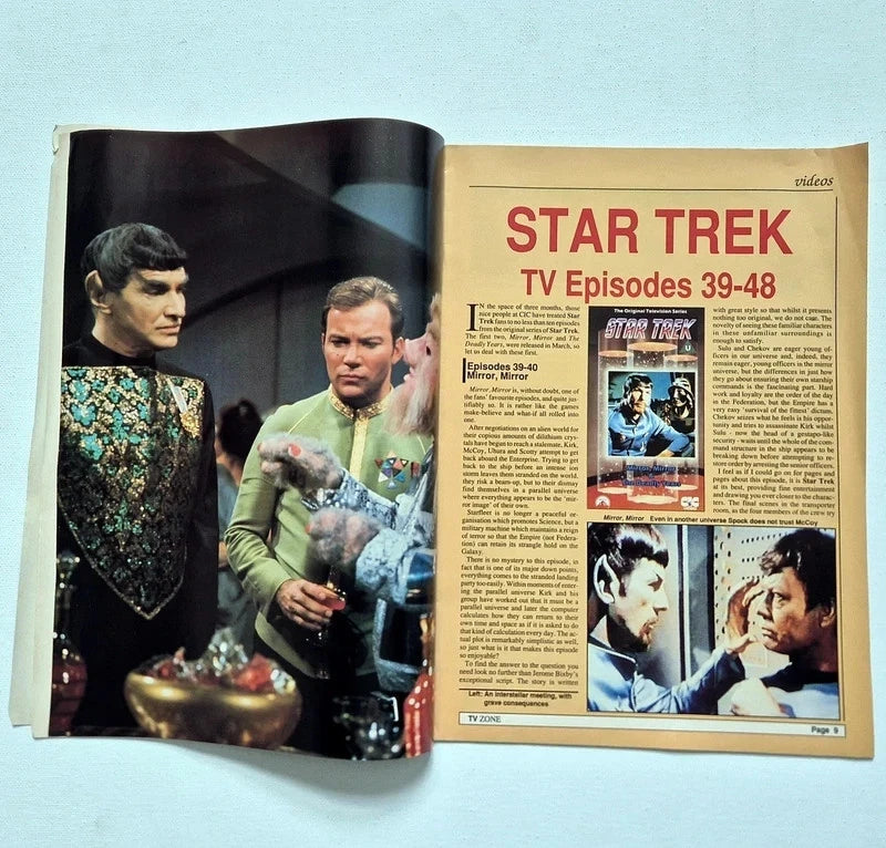 Vintage Sci-Fi & Cult TV Magazine Collection – 8-Issue Lot (Doctor Who, Star Trek, Starlog, Starburst, Cult Times)