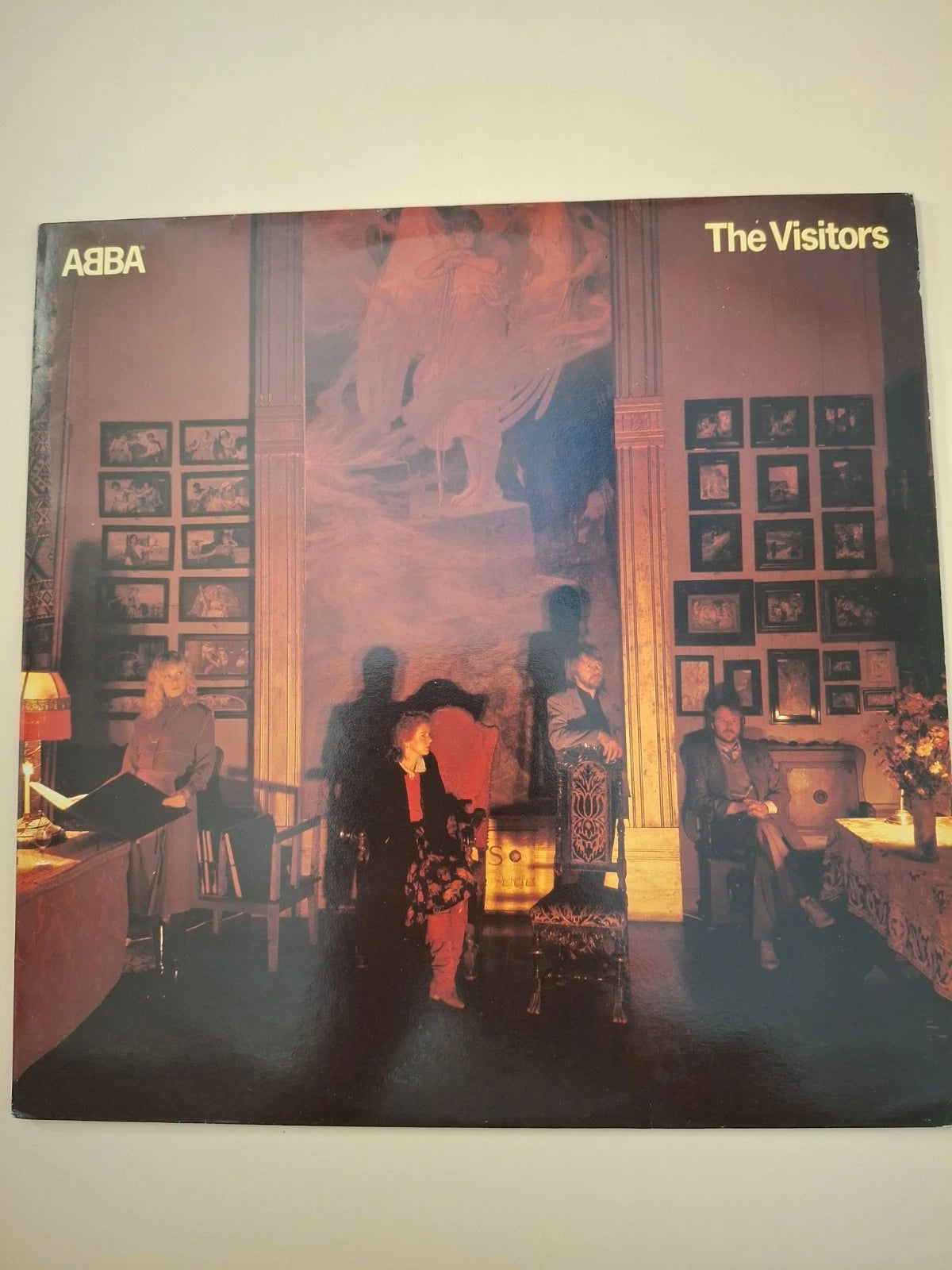 ABBA The Visitors Original 1981 UK First Pressing Epic 12" Vinyl LP Album Lyric Inner Sleeve