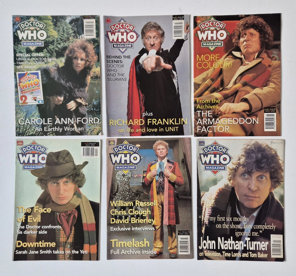30 x Vintage Doctor Who Magazine Job Lot (1980-1995) - Classic Era Archive Collection
