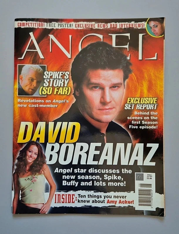 Angel Magazine Bundle – Issues 4, 5, 6, 16 – Rare T-Shirt Transfer & Posters