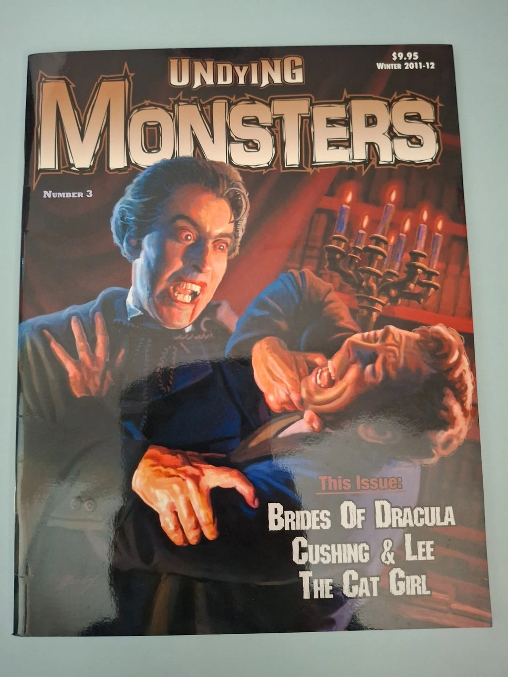 Undying Monsters Magazine #3 Winter 2011-12 Horror Sci-Fi Peter Cushing VG