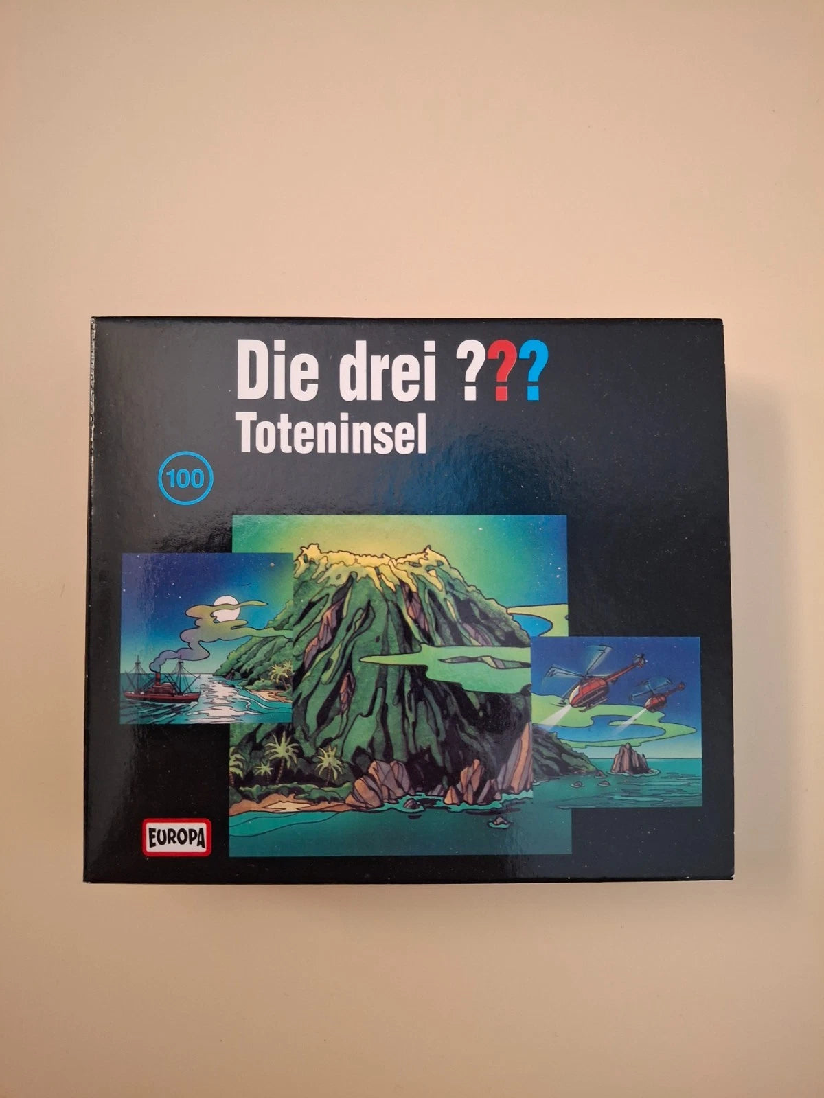 Die drei ??? - Folge 100 Toteninsel Original 2001 German 3-CD Box Set (Europa 74321 84206 2)