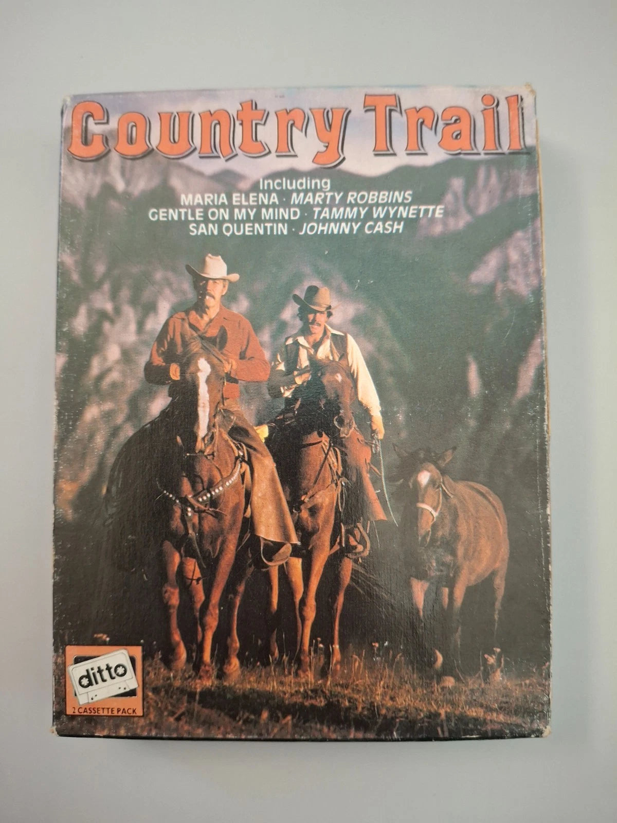 Country Trail Various Artists Vintage Double Cassette Tape Pack Ditto 1983