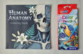 Human Anatomy Adult Coloring Book & Skyglory Pencils Set – (New & Unused)