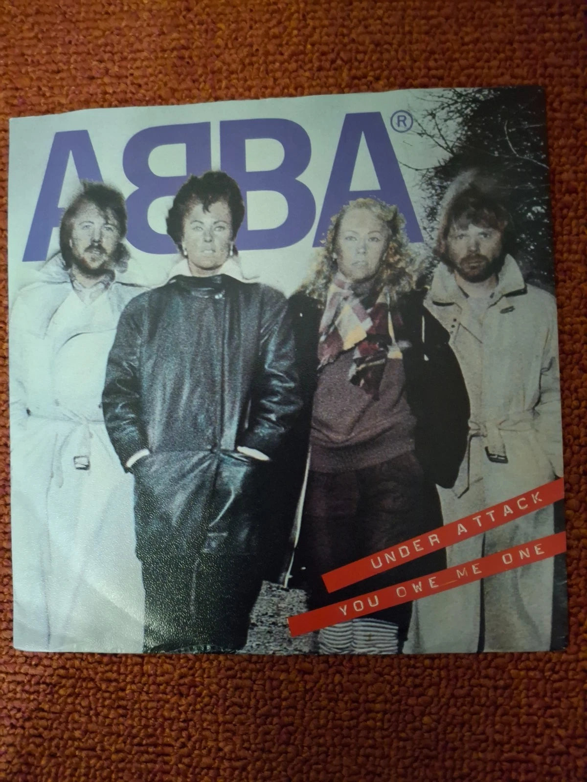 ABBA – Under Attack (1982) | Original Swedish Pressing Polar 7" Vinyl Single